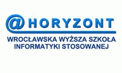 Logo Wrocławska Wyższa Szkoła Informatyki Stosowanej HORYZONT <small>(Uczelnia niepubliczna)</small>