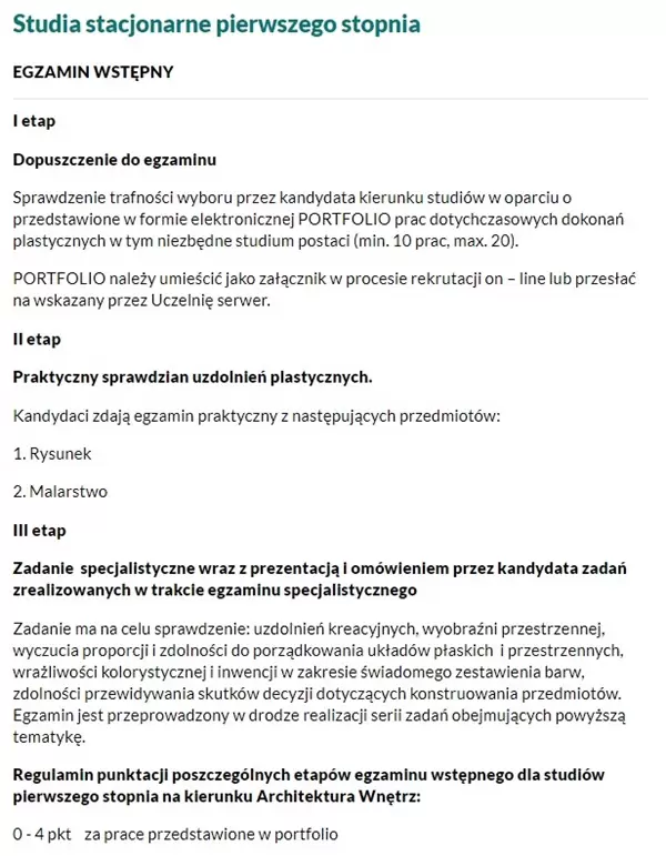 zasady rekrutacji ASP
